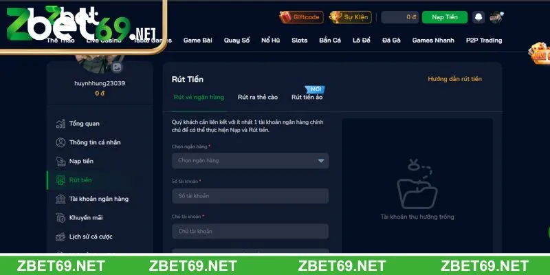 Theo dõi trình tự rút tiền chi tiết về tài khoản Theo dõi trình tự rút tiền chi tiết về tài khoản