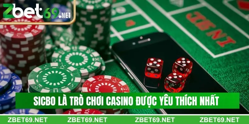 Sicbo là một trong những trò chơi casino trực tuyến được yêu thích nhất Sicbo là một trong những trò chơi casino trực tuyến được yêu thích nhất